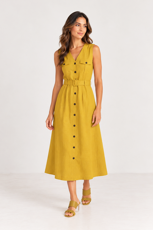 Sleeveless maxi dress