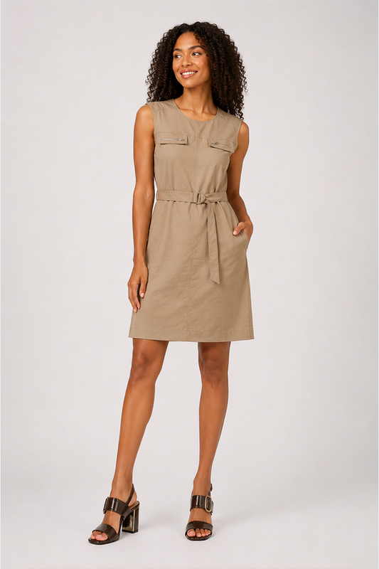 Sleeveless mini dress