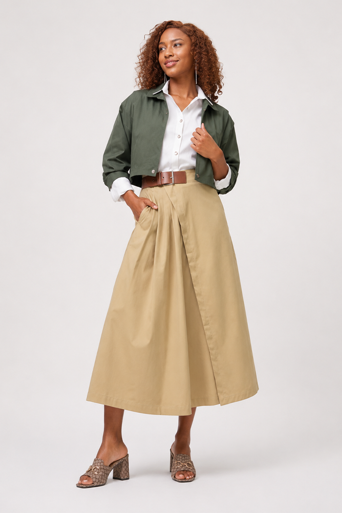 A-line skirt