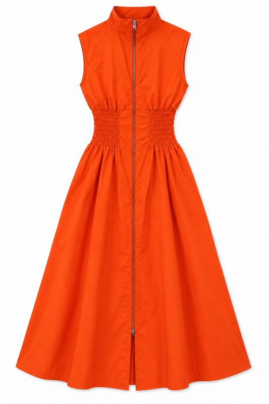 Sleeveless midi dress