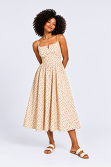 Strappy midi dress