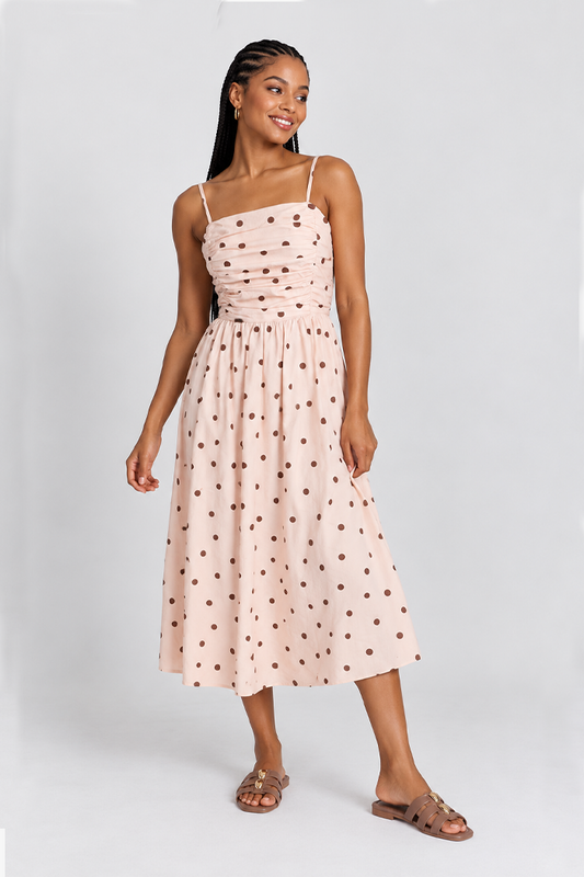 Strappy midi dress