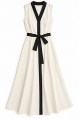 Sleeveless midi dress