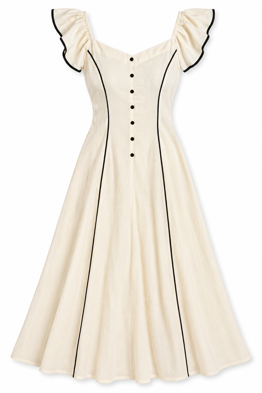 Sleeved midi dress
