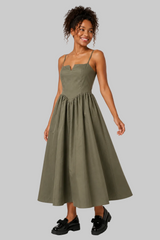 Sleeveless Midi Dress