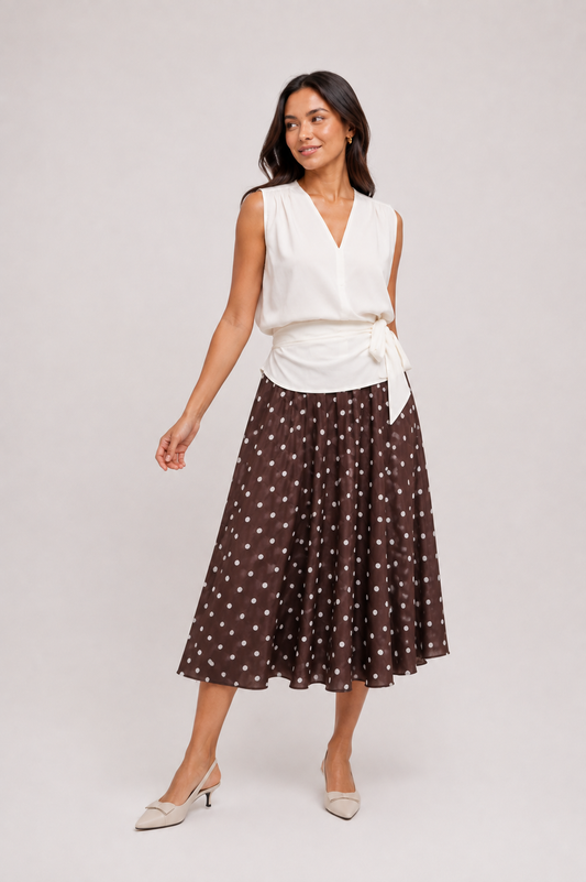 Sleeveless Wrap Top