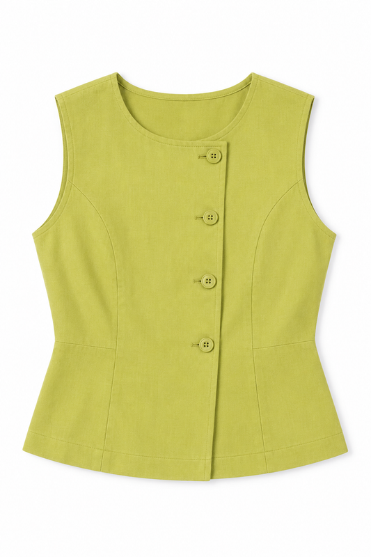 Sleeveless Wrap Top