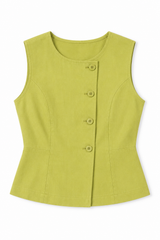Sleeveless Wrap Top