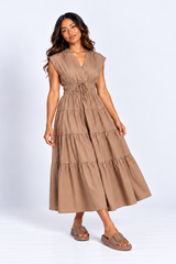 Sleeveless maxi dress