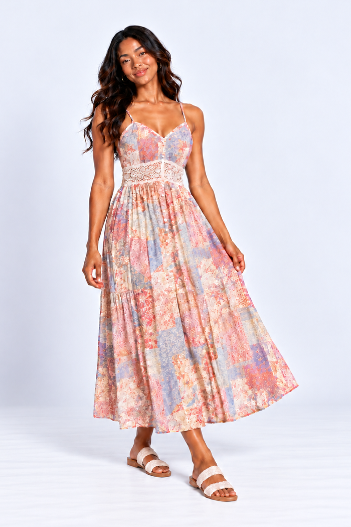 Strappy maxi dress