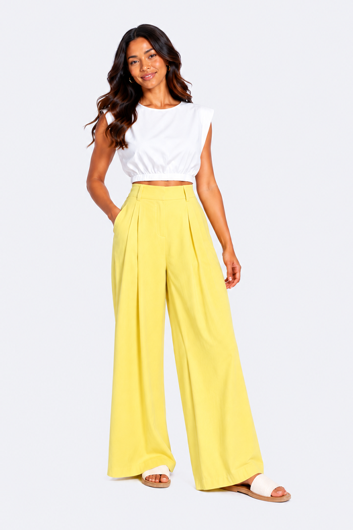 Wide-leg trousers