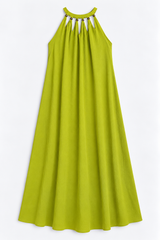 Sleeveless midi dress
