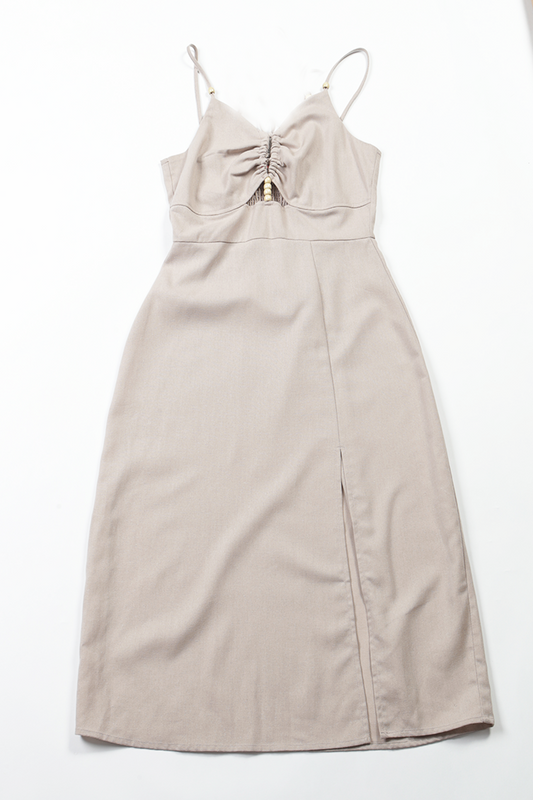 Strappy midi dress