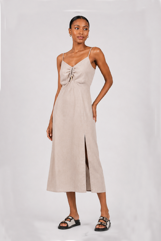 Strappy midi dress