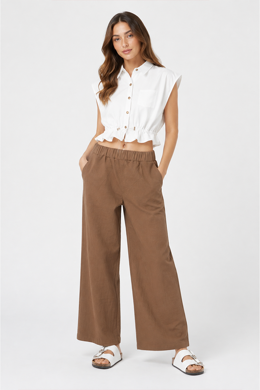 Wide Leg Trousers