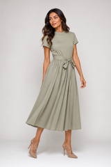 Sleeved Midi Dress