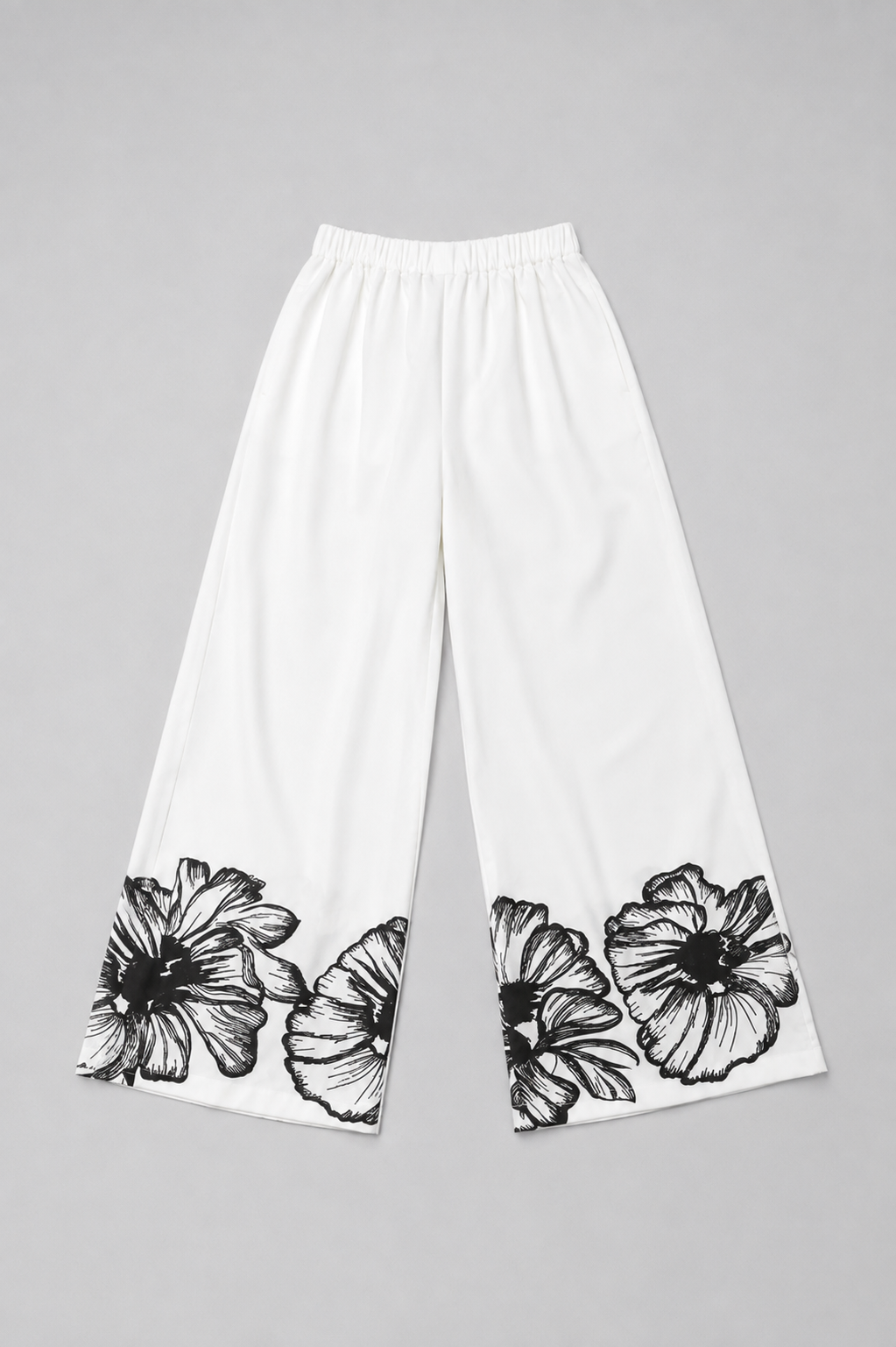 Wide leg trousers