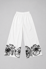 Wide leg trousers