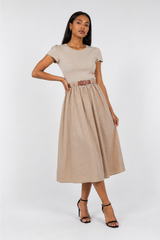 Sleeved Midi Dress