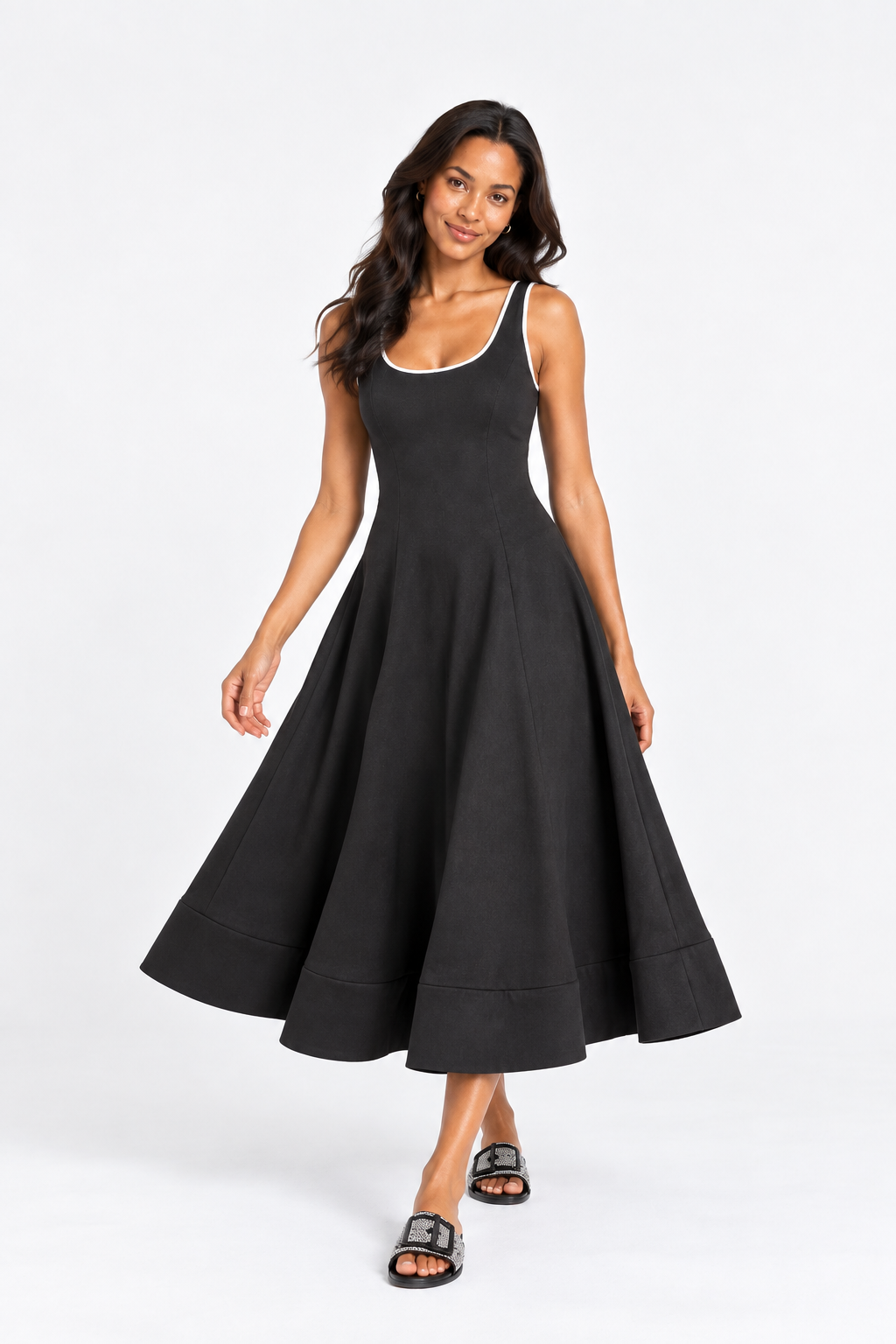 Strappy Midi Dress
