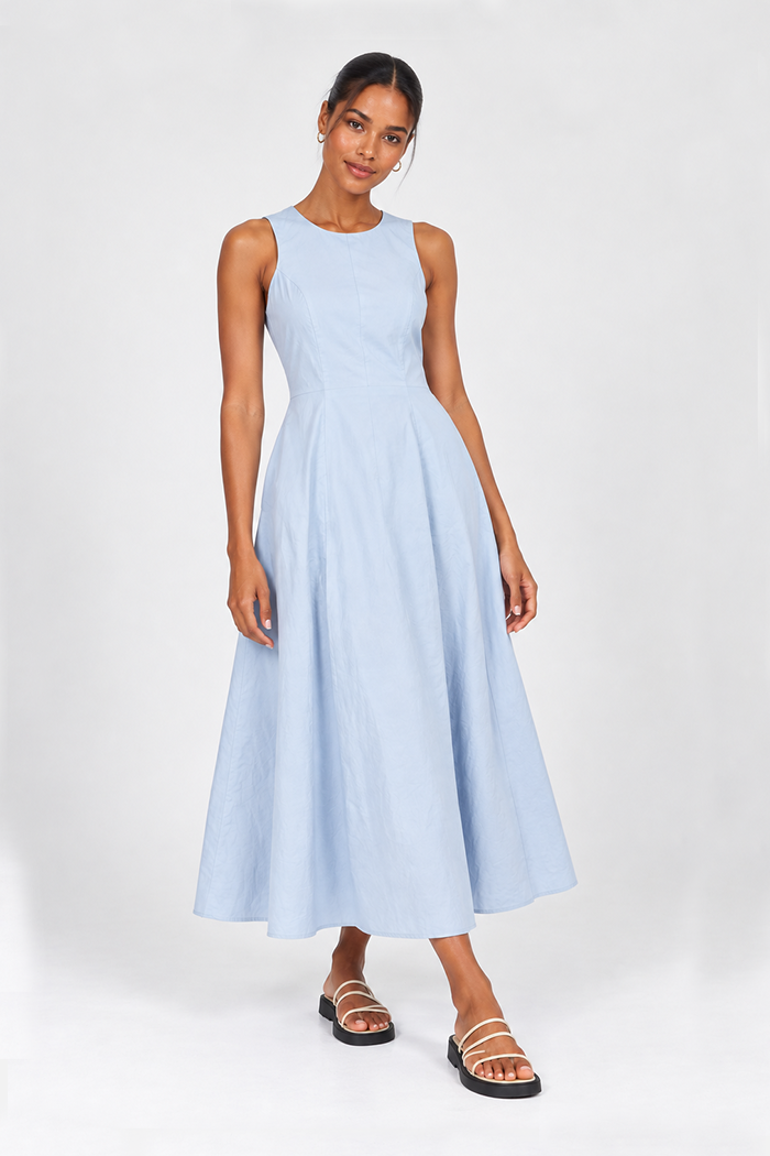 Sleeveless Midi Dress