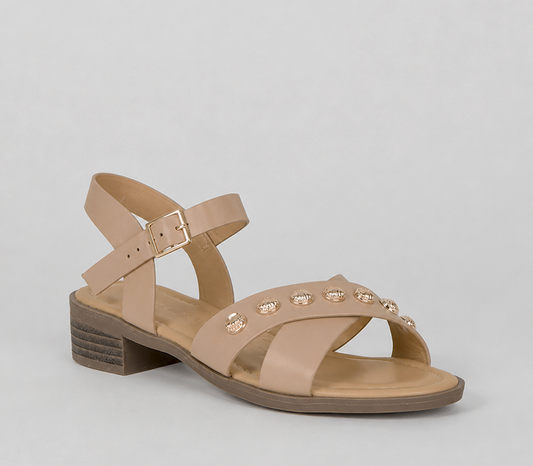 Block heeled sandal