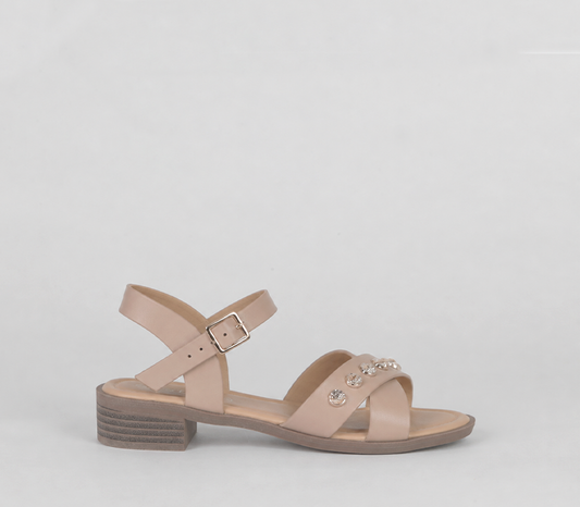 Block heeled sandal