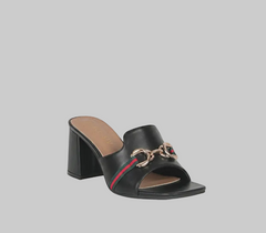 Block heeled Push-In Sandal