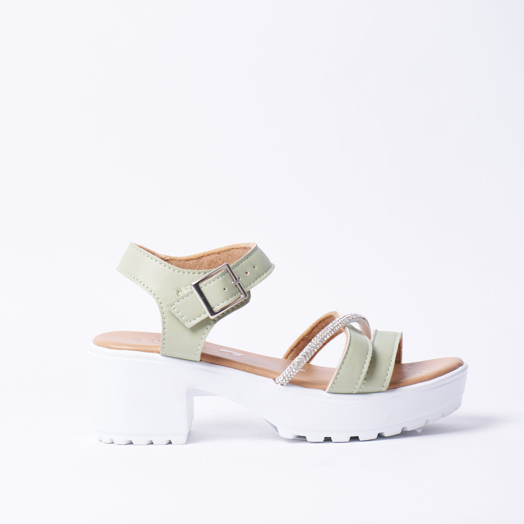 Block heel sandal