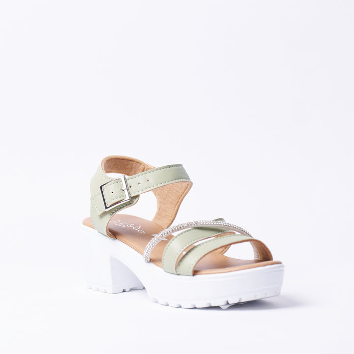 Block heel sandal