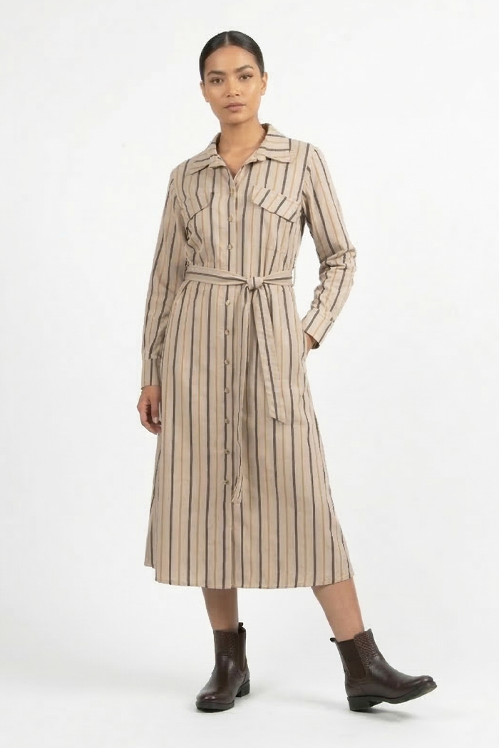 Long sleeve midi dress