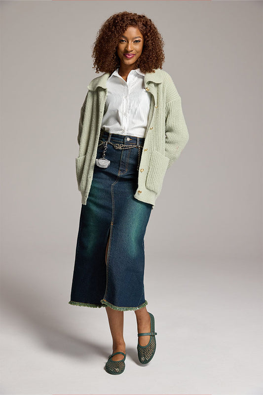 カーディガン argue  GRANPA CARDIGAN No Boundaries Button-Front Grandpa Cardigan, Women's - Walmart.com