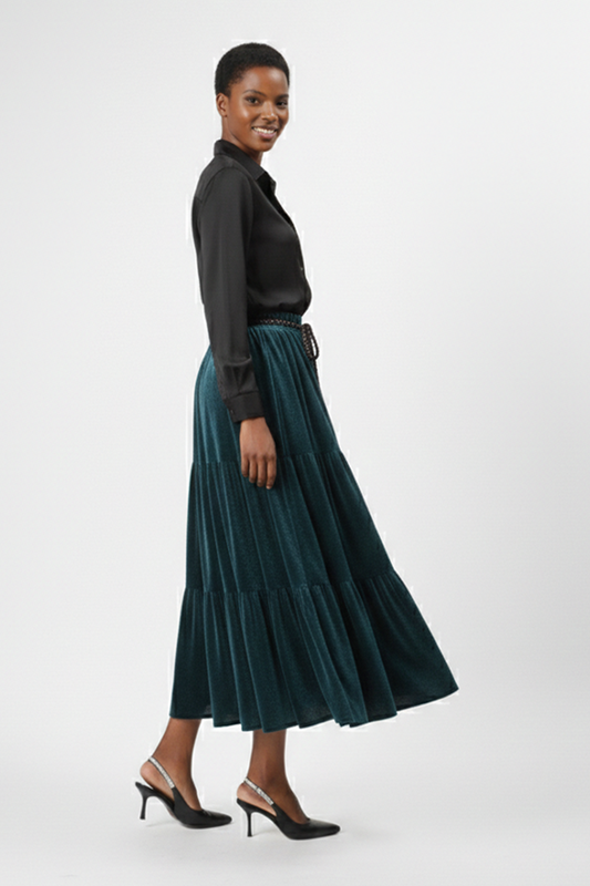Tiered skirt