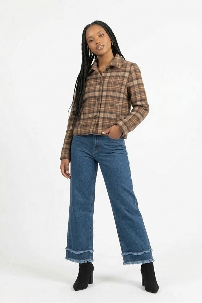 Wide leg jeans