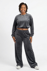 Wide leg trousers