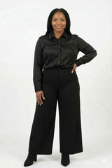 Straight leg trousers