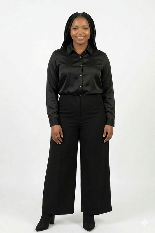 Straight leg trousers