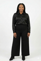 Straight leg trousers