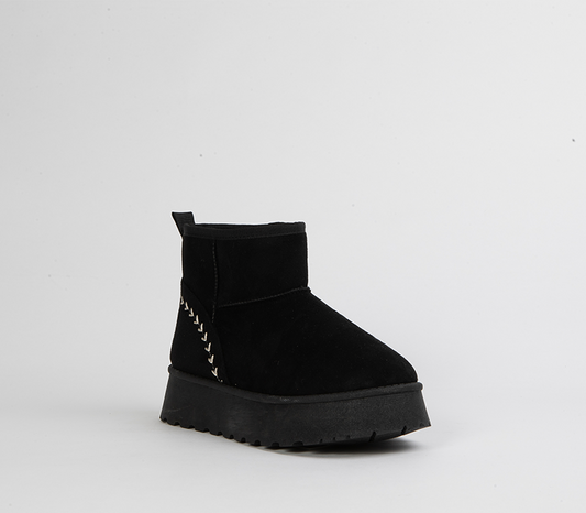 Flatform ankle boot