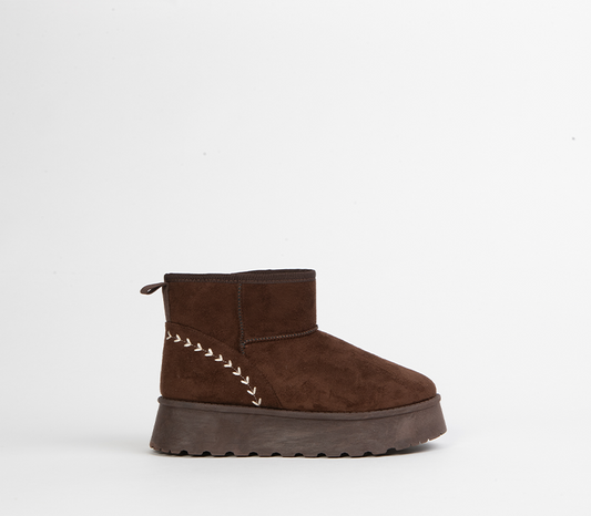 Flatform ankle boot
