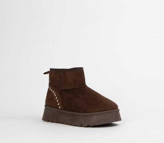 Flatform ankle boot