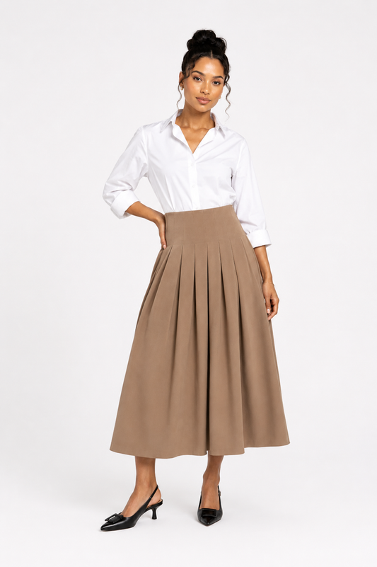 A-line Midi Skirt