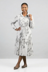 Long sleeve midi dress