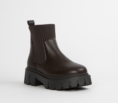 Black Chunky ankle boot for Women
